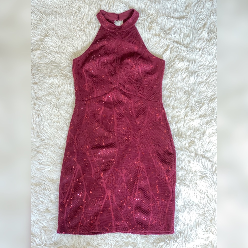 Charlotte Russe Dress. Merlot. Midi dress ❣️